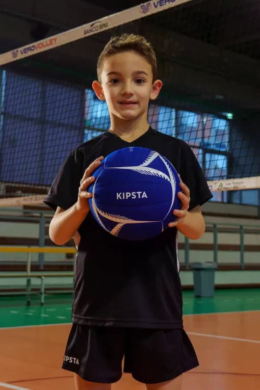 Мяч волейбольный синий Kipsta VB500 Soft