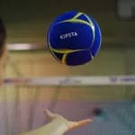 Мяч волейбольный синий Kipsta VB500 Soft