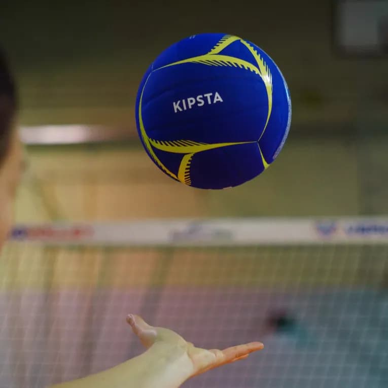 Мяч волейбольный синий Kipsta VB500 Soft