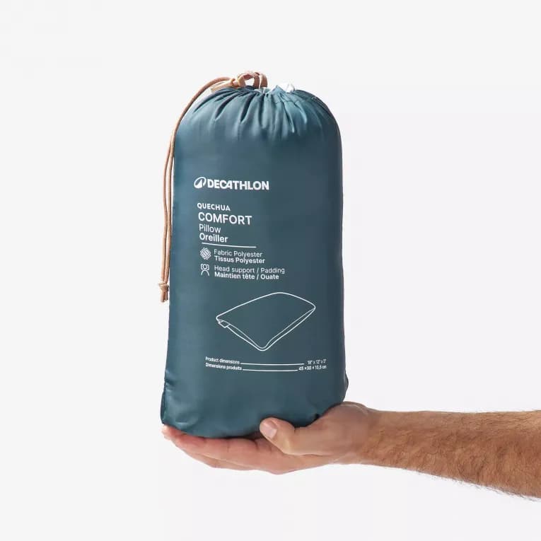 Подушка для кемпинга синяя Quechua 500