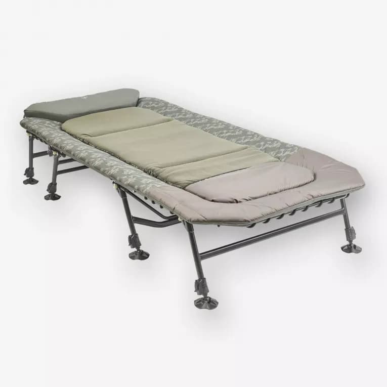 Раскладушка карповая тёмно-зелёная Caperlan Bedchair 900 Morphoz
