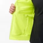 Лонгслив для бега на полной молнии мужской с капюшоном желтый Joma Elite XI