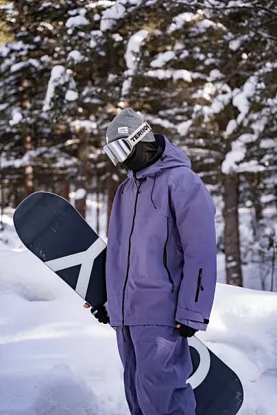 Куртка горнолыжная фиолетовая Prime Cool PR04