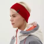 Повязка для головы двухсторонняя красная Regarzo Sport