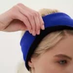 Повязка для головы двухсторонняя синяя Regarzo Sport