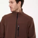 Кофта флисовая мужская коричневая Deway BG500