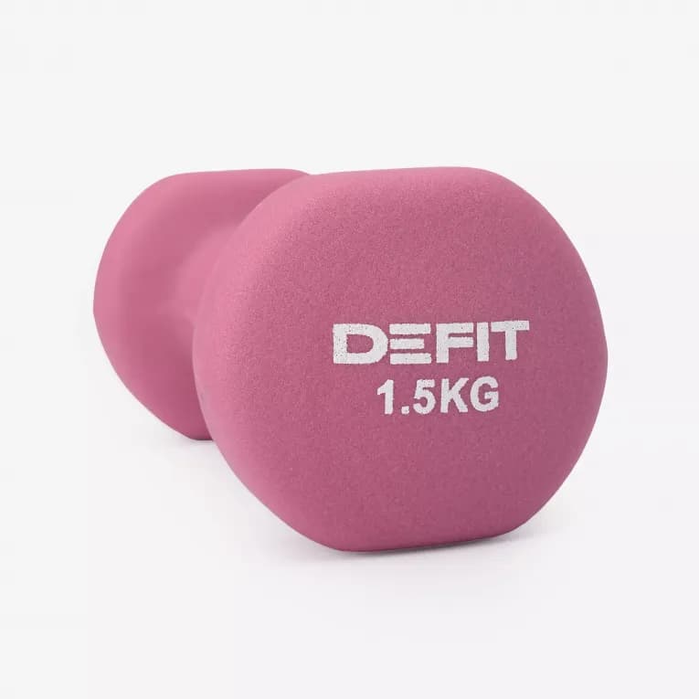 Гантели 1,5 кг неопреновые 2 шт. Defit 100