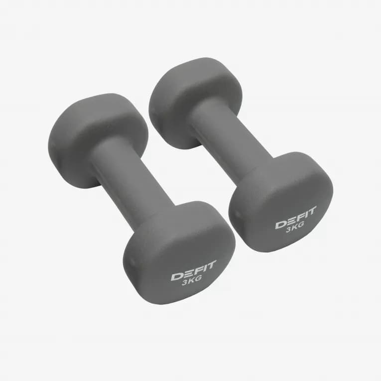 Гантели неопреновые 2х3 кг для фитнеса Defit 100