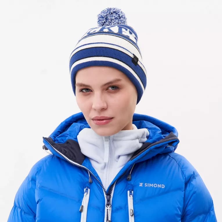Шапка для хоккея синяя Deway 100