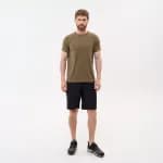 Футболка для фитнеса мужская хаки Defit 300