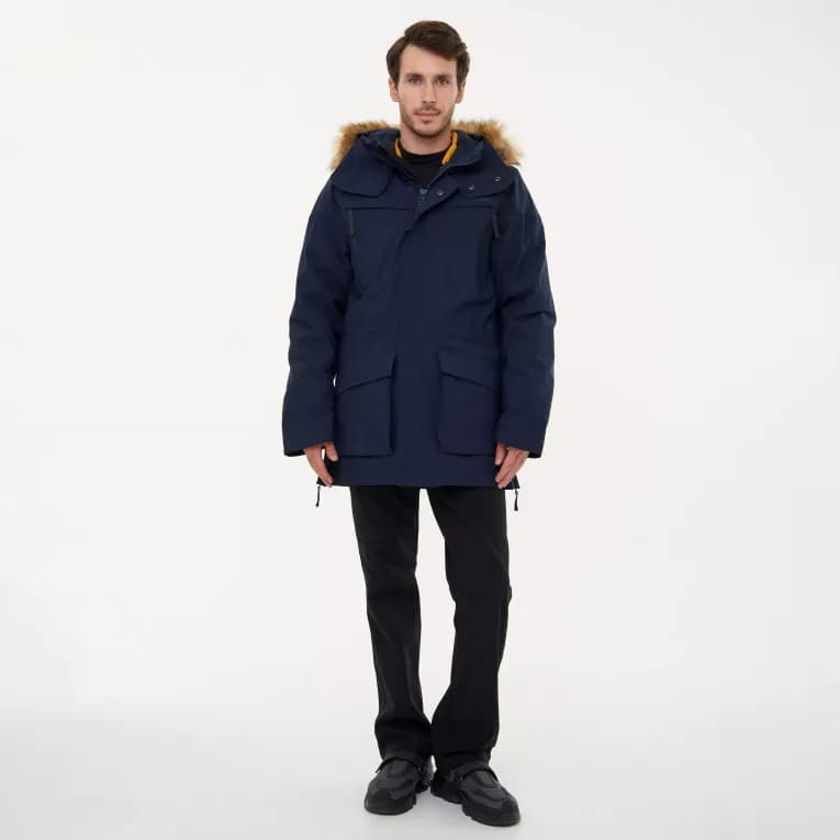 Парка зимняя мужская серая Deway SH900 U-WARM