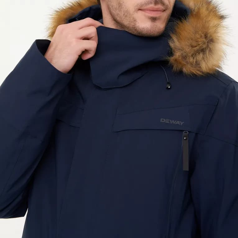 Парка зимняя мужская серая Deway SH900 U-WARM