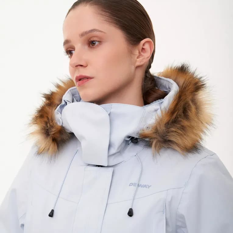 Парка зимняя женская голубая Deway SH900 U-WARM