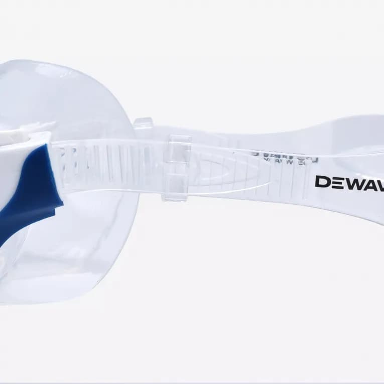 Маска для плавания для взрослых белая Dewave 500