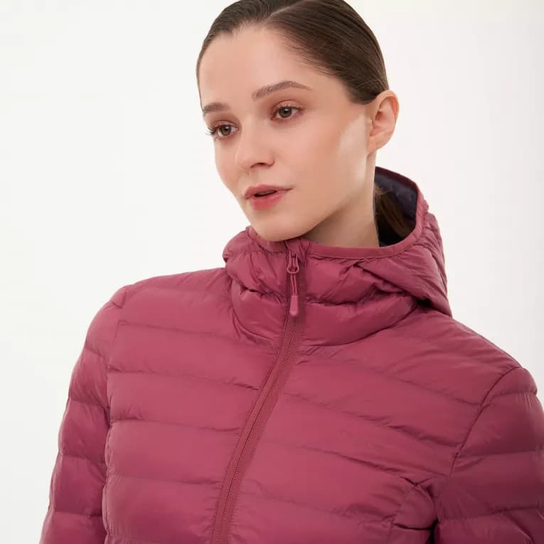 Пуховик женский розовый Deway SH500