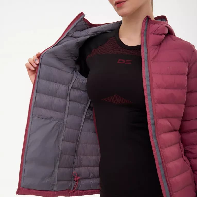 Пуховик женский розовый Deway SH500