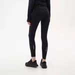 Тайтсы длинные для бега женские черные Defit Run Warm 100