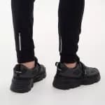 Брюки для бега мужские чёрные Defit Run Warm 100