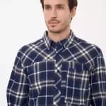 Рубашка мужская синяя Deway NH100