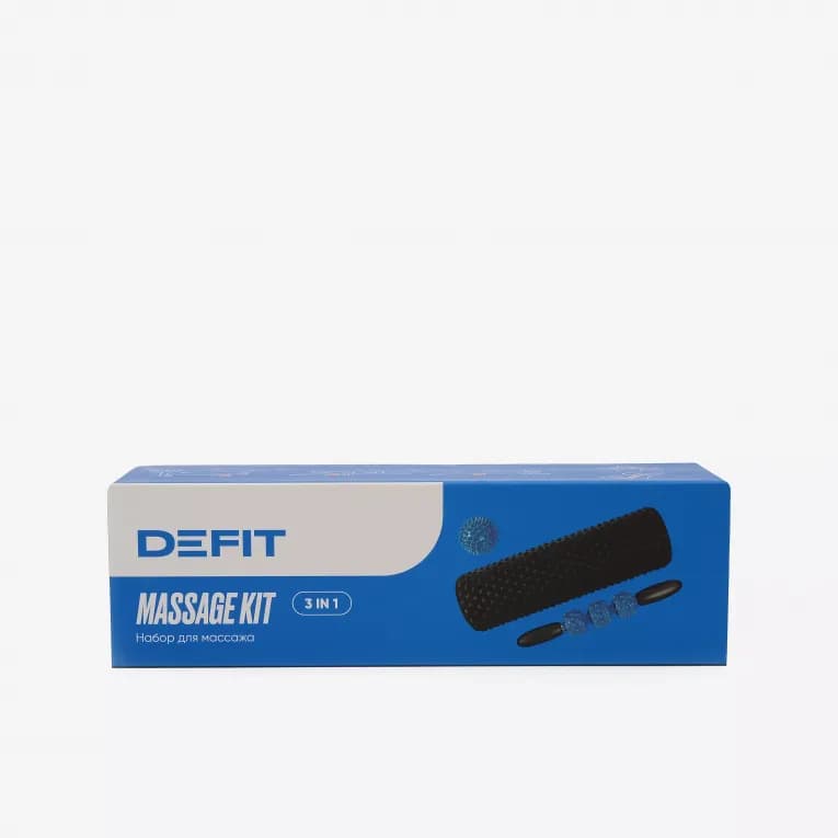 Массажный набор 3в1 черный Defit 300