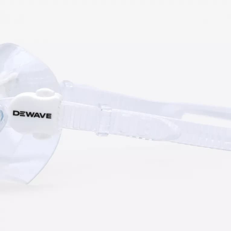 Маска для плавания детская белая Dewave 500