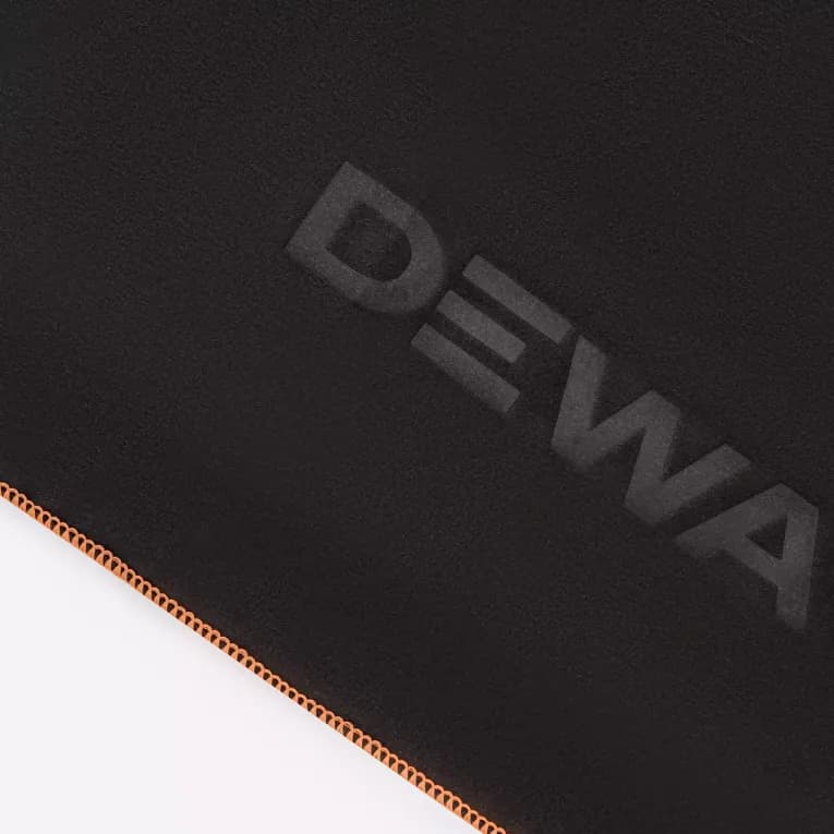Полотенце из микрофибры 80х130 см черное Dewave 100