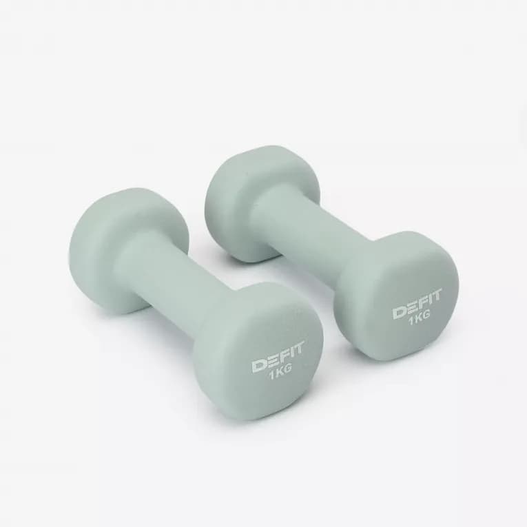 Гантели 1 кг неопреновые 2шт. Defit 100