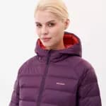 Пуховик женский утепленный бордовый Deway SH700