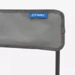 Стул складной кемпинговый серый Deway Basic 100