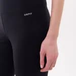 Легинсы прямого кроя женские черные Defit 100