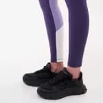 Легинсы для фитнеса женские фиолетовые Defit 300
