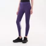 Легинсы для фитнеса женские фиолетовые Defit 300