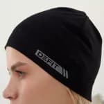 Шапка для бега черная Defit Run 100