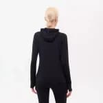 Куртка для бега женская черная Defit Warm 500