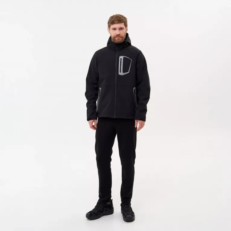 Куртка softshell мужская чёрная Deway 100
