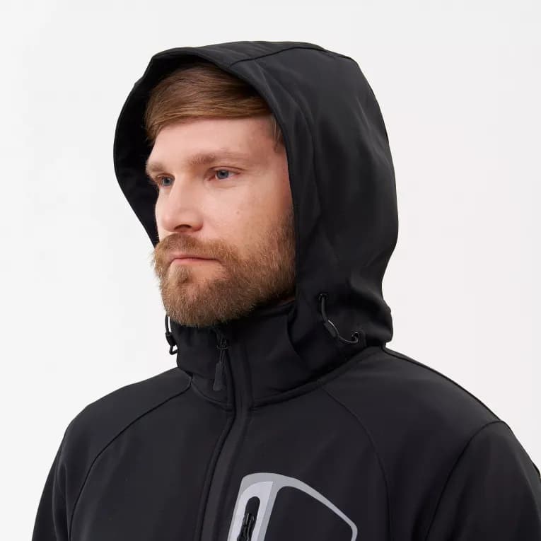 Куртка softshell мужская чёрная Deway 100