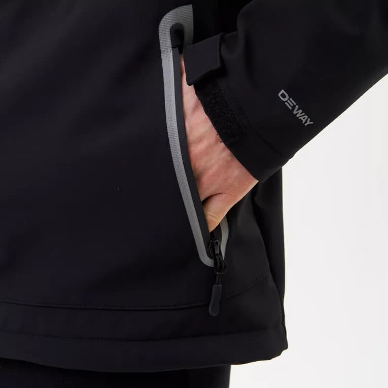 Куртка softshell мужская чёрная Deway 100