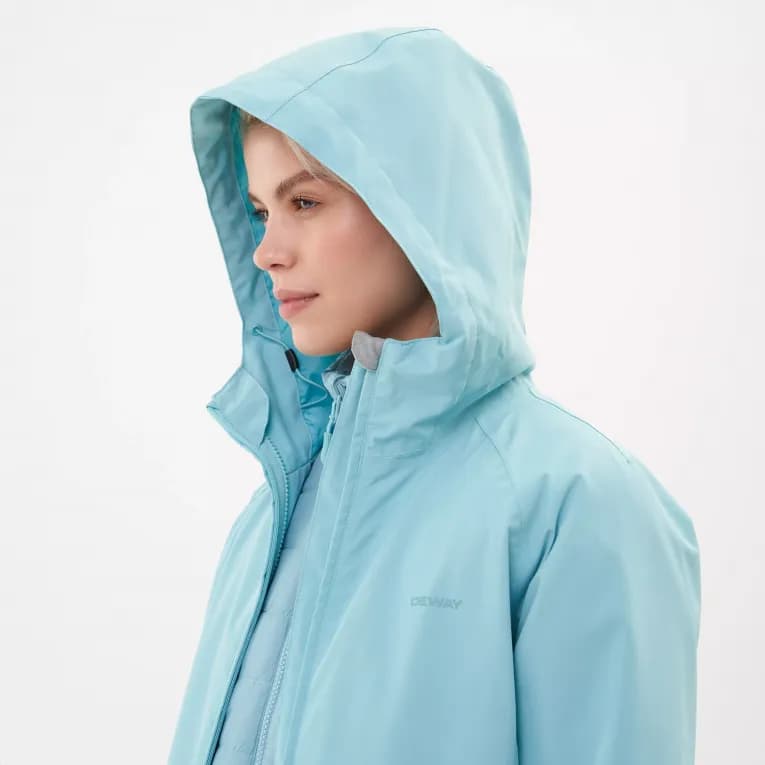 Куртка 3в1 женская голубая Deway 500