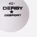 Мяч для настольного тениса белый Derby 100