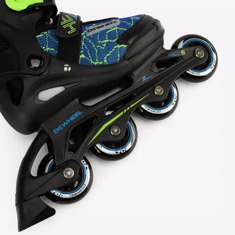 Роликовые коньки детские тёмно-синие Dewheel 300