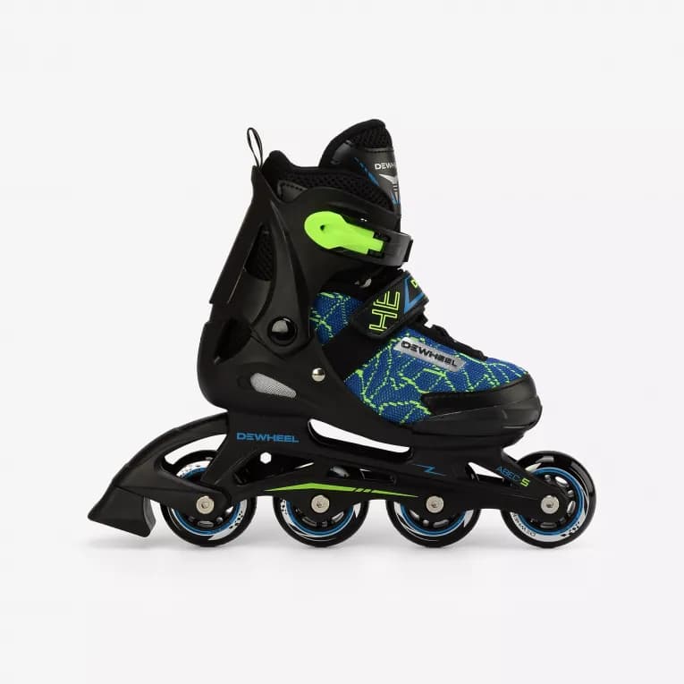 Роликовые коньки детские тёмно-синие Dewheel 300