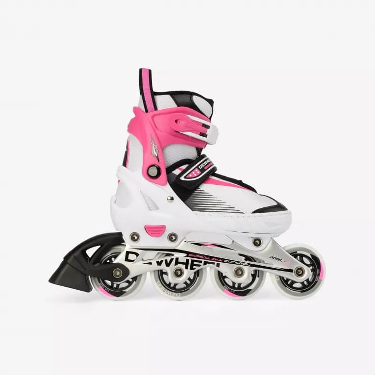 Роликовые коньки детские розовые Dewheel 500
