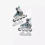 Роликовые коньки детские 2в1 серые Dewheel 500