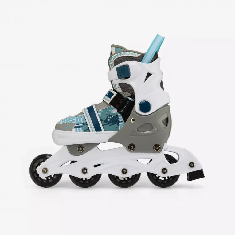 Роликовые коньки детские 2в1 серые Dewheel 500