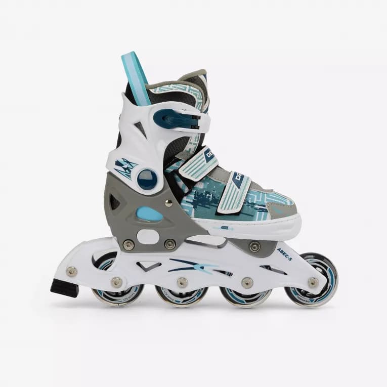 Роликовые коньки детские 2в1 серые Dewheel 500