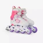 Роликовые коньки детские 2в1 белые Dewheel 500