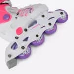 Роликовые коньки детские 2в1 белые Dewheel 500