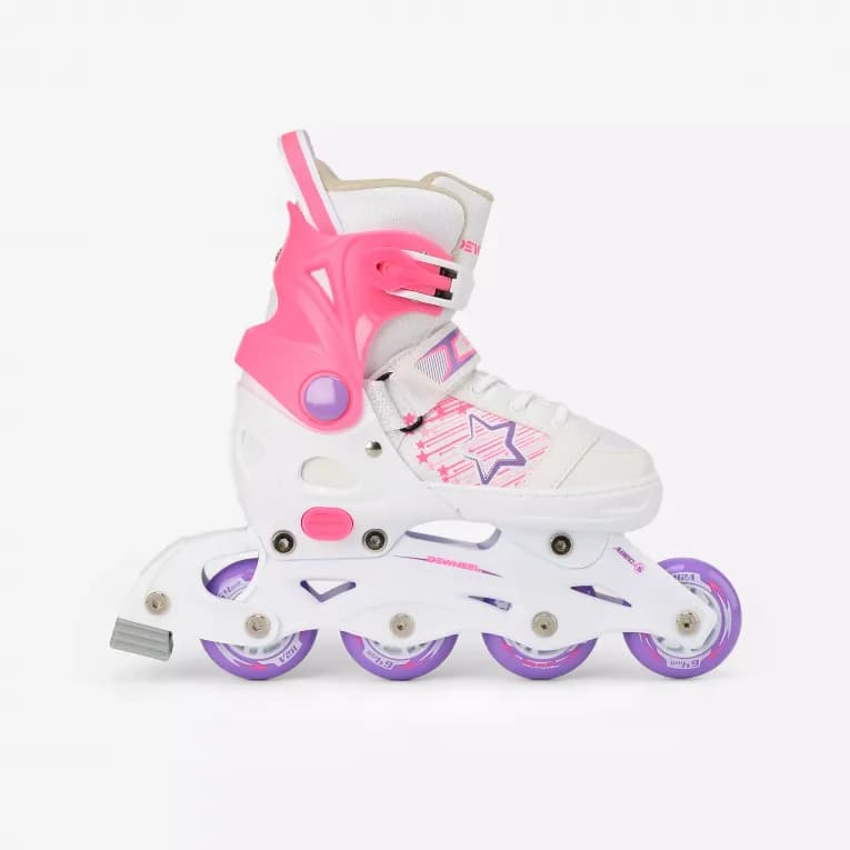 Роликовые коньки детские 2в1 белые Dewheel 500