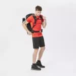 Футболка для походов мужская оранжевая 100 Quechua