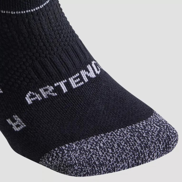Носки для тенниса со средней манжетой черные 3 пары Artengo RS 900